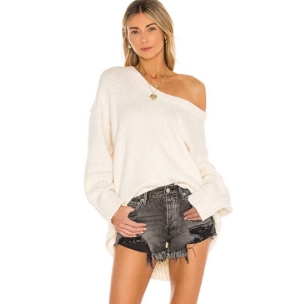 Free People Loving Good Vibrations distressed black denim jeans size 25